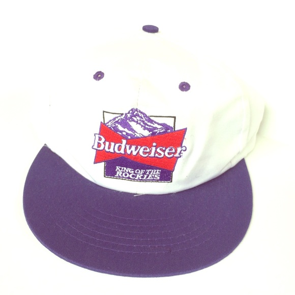 Vintage Budweiser Rockies Hat 